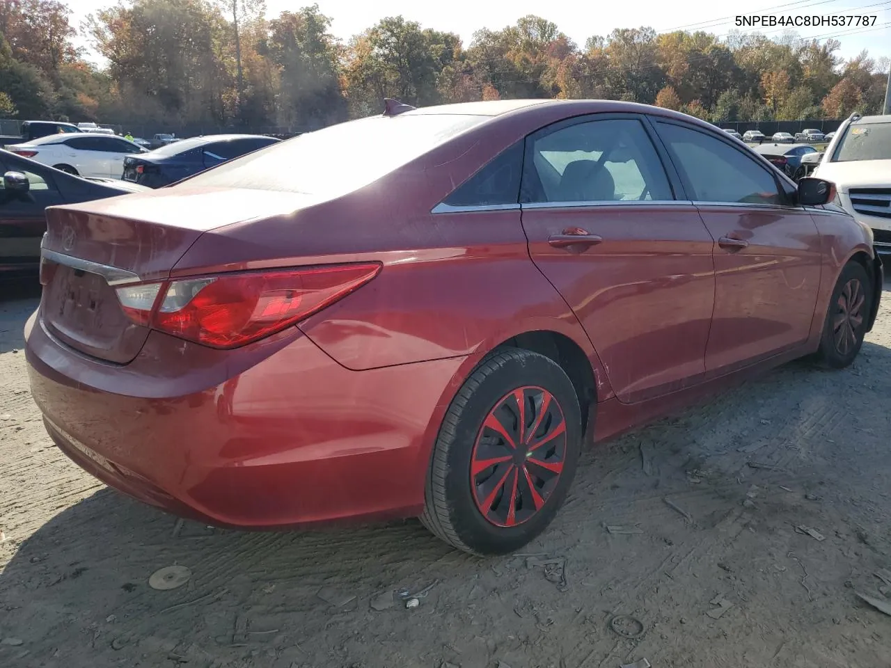 2013 Hyundai Sonata Gls VIN: 5NPEB4AC8DH537787 Lot: 77899414