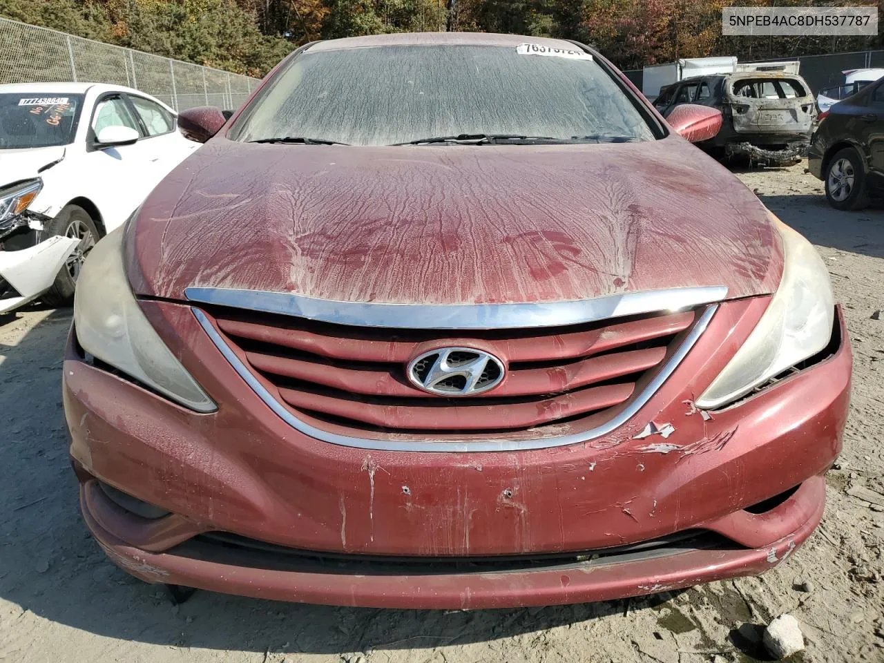 2013 Hyundai Sonata Gls VIN: 5NPEB4AC8DH537787 Lot: 77899414