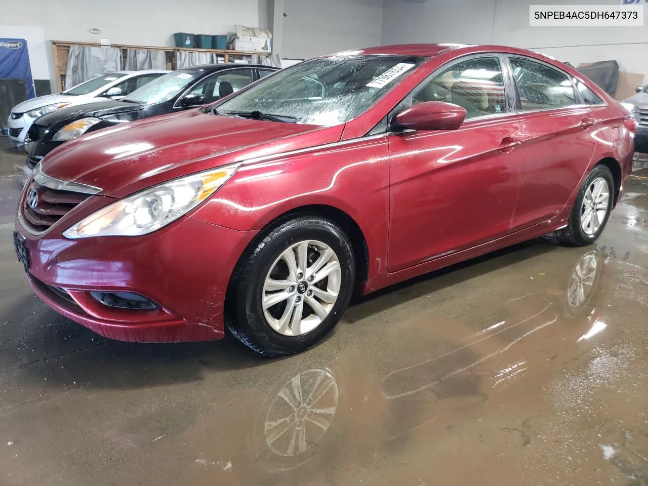 2013 Hyundai Sonata Gls VIN: 5NPEB4AC5DH647373 Lot: 77987654