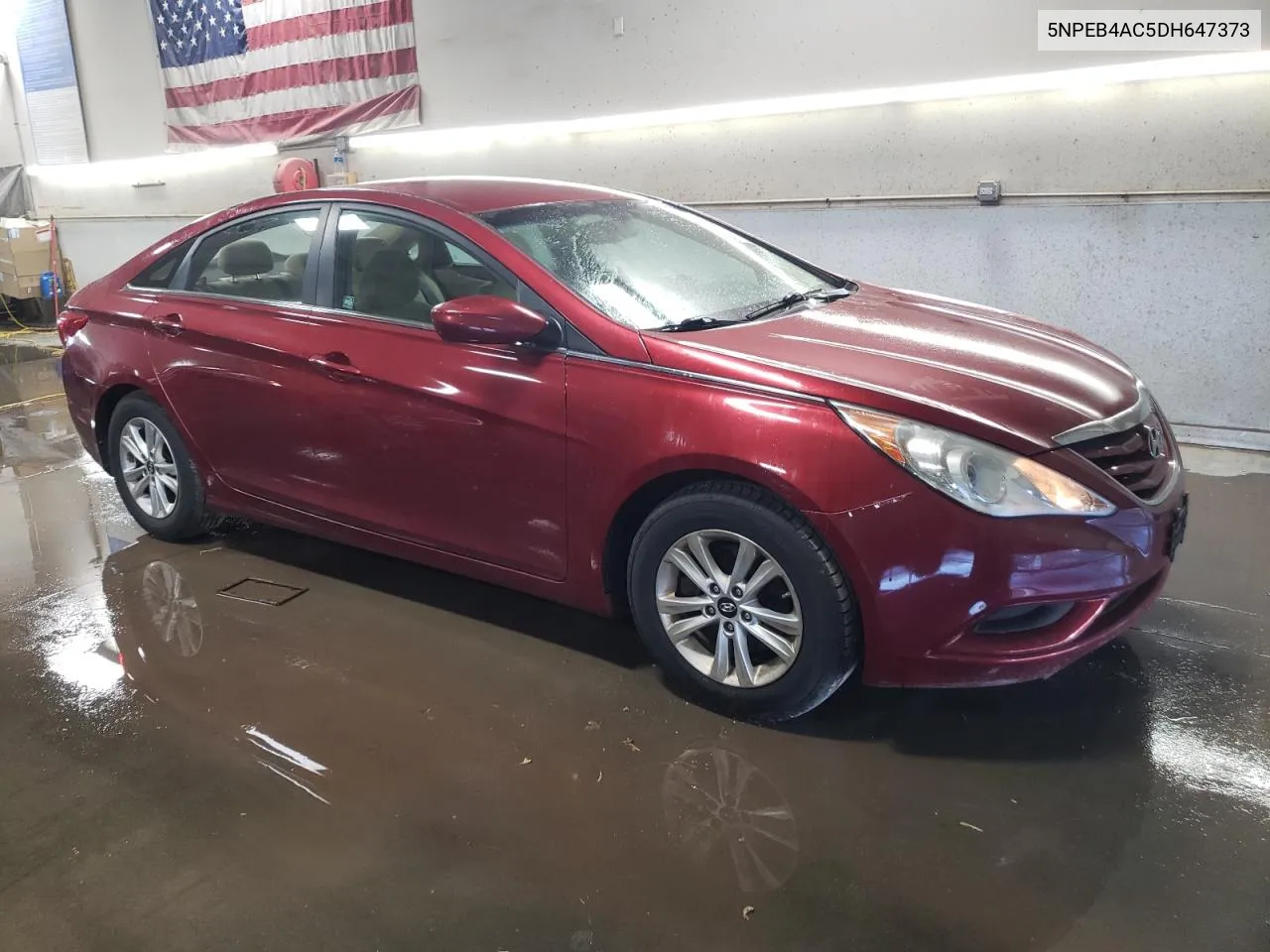 2013 Hyundai Sonata Gls VIN: 5NPEB4AC5DH647373 Lot: 77987654