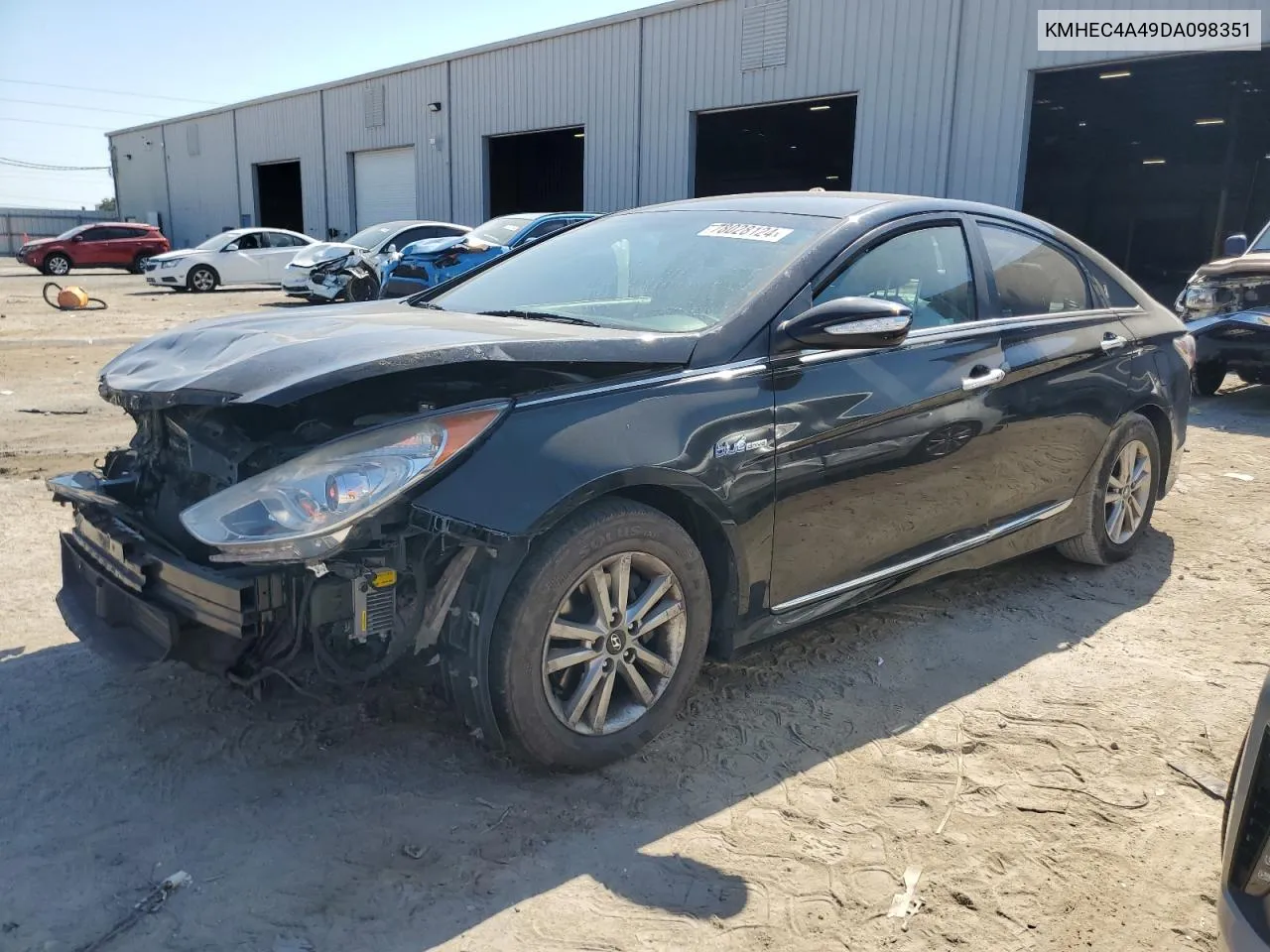 2013 Hyundai Sonata Hybrid VIN: KMHEC4A49DA098351 Lot: 78028124