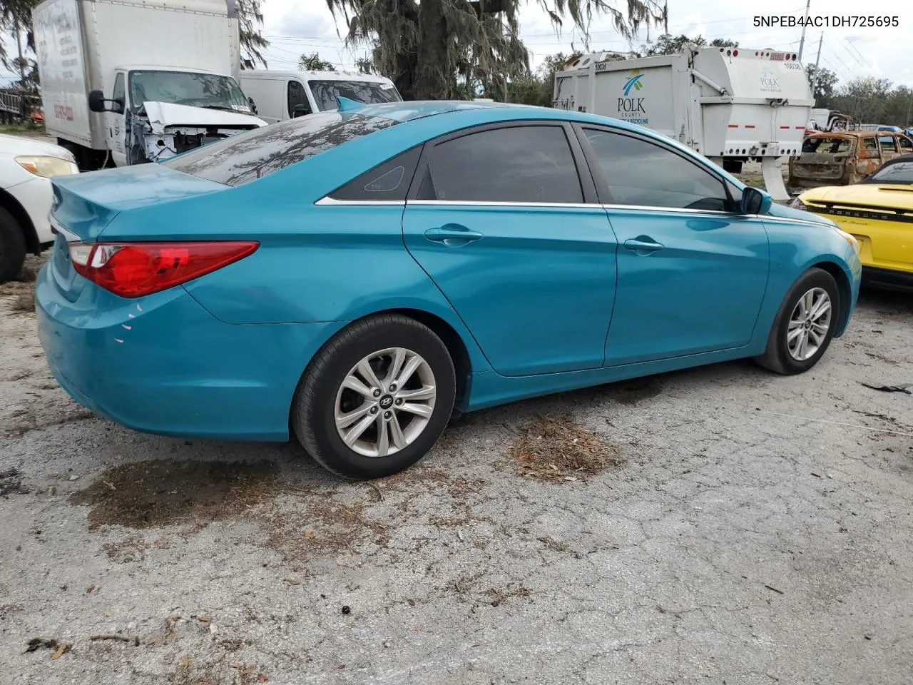 2013 Hyundai Sonata Gls VIN: 5NPEB4AC1DH725695 Lot: 78032124