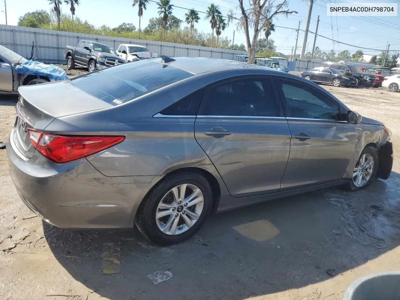 2013 Hyundai Sonata Gls VIN: 5NPEB4AC0DH798704 Lot: 78049104