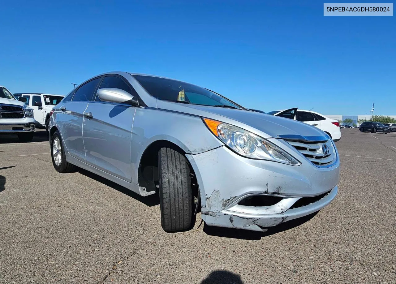 2013 Hyundai Sonata Gls VIN: 5NPEB4AC6DH580024 Lot: 78062824