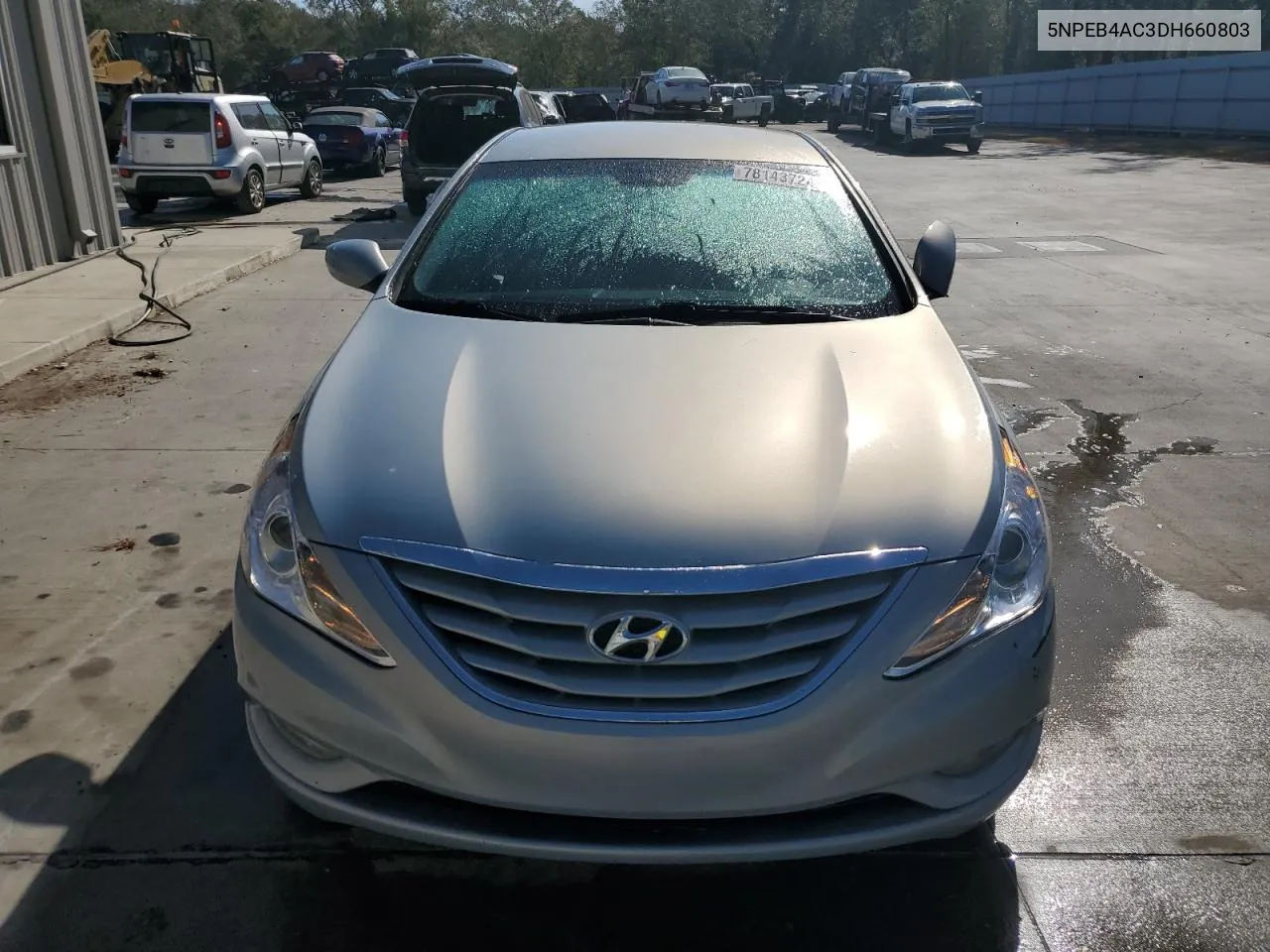 2013 Hyundai Sonata Gls VIN: 5NPEB4AC3DH660803 Lot: 78143724