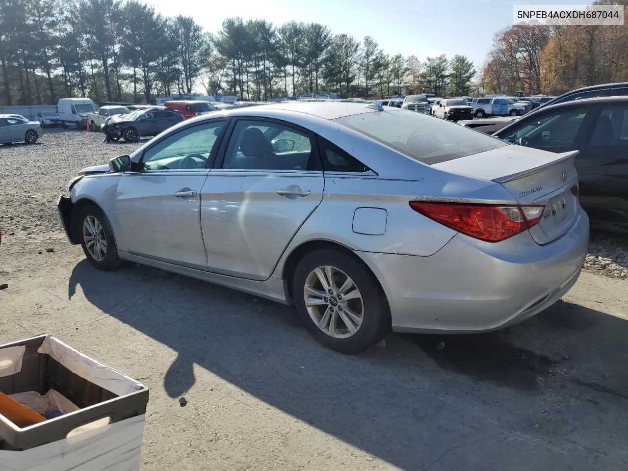 2013 Hyundai Sonata Gls VIN: 5NPEB4ACXDH687044 Lot: 78183174