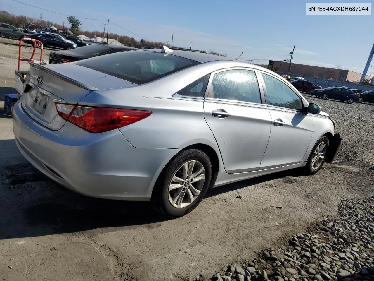 2013 Hyundai Sonata Gls VIN: 5NPEB4ACXDH687044 Lot: 78183174