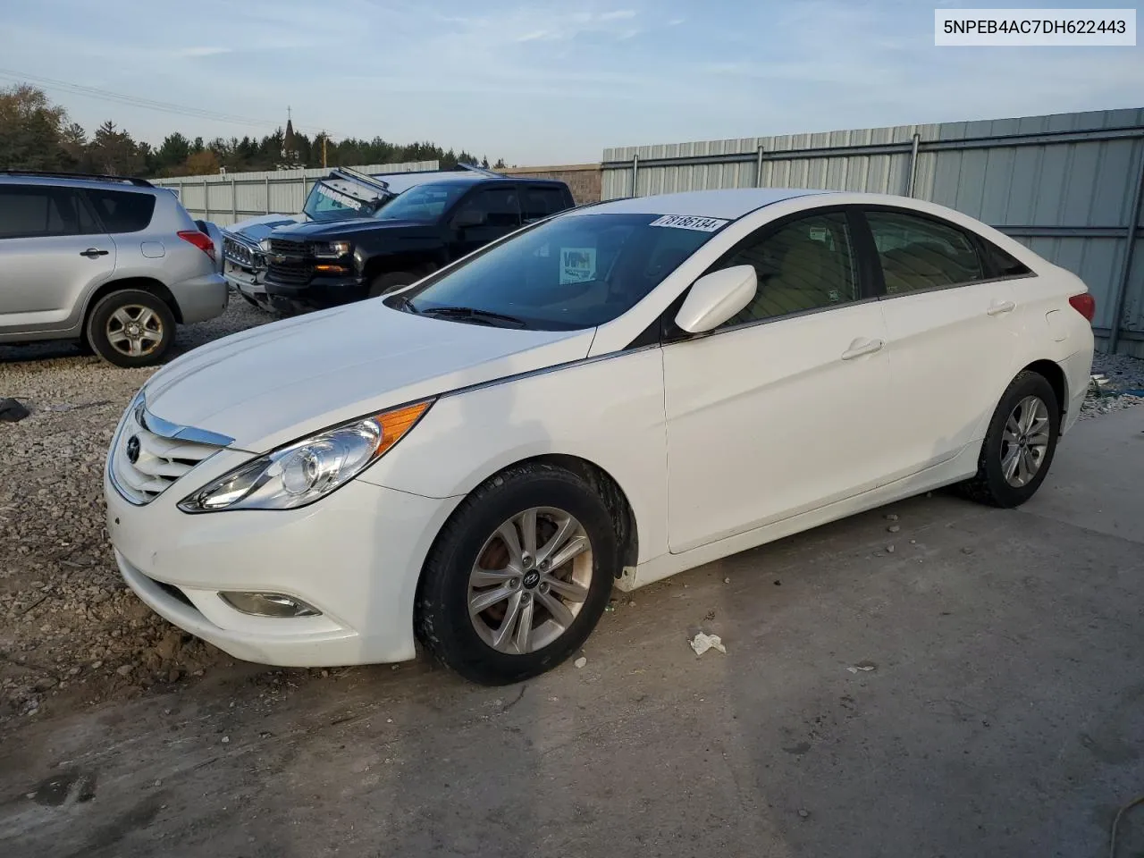 2013 Hyundai Sonata Gls VIN: 5NPEB4AC7DH622443 Lot: 78186134