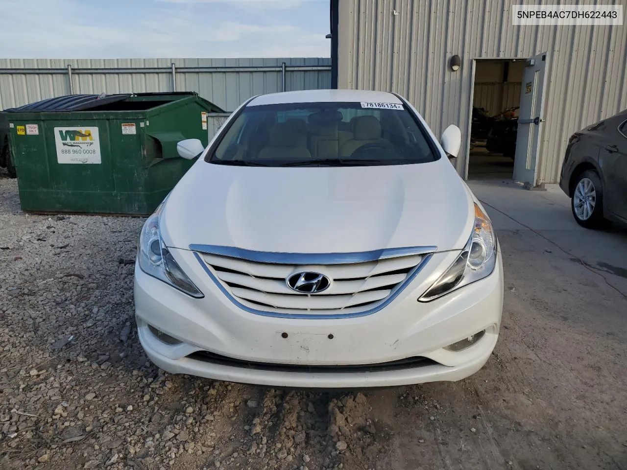 2013 Hyundai Sonata Gls VIN: 5NPEB4AC7DH622443 Lot: 78186134