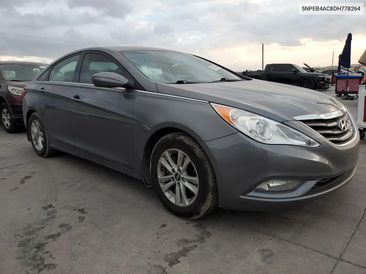 2013 Hyundai Sonata Gls VIN: 5NPEB4AC8DH778264 Lot: 78300844