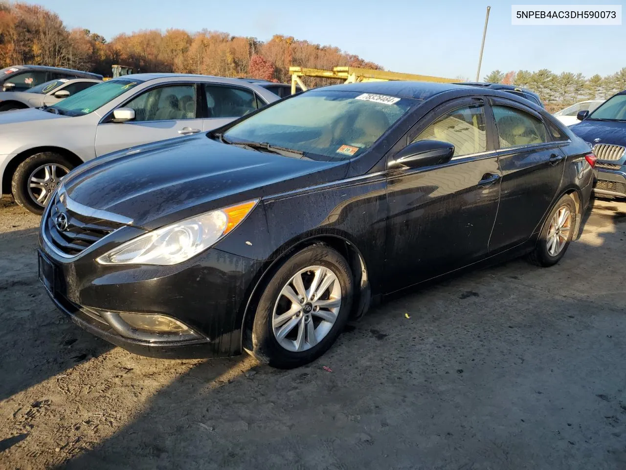 2013 Hyundai Sonata Gls VIN: 5NPEB4AC3DH590073 Lot: 78328484