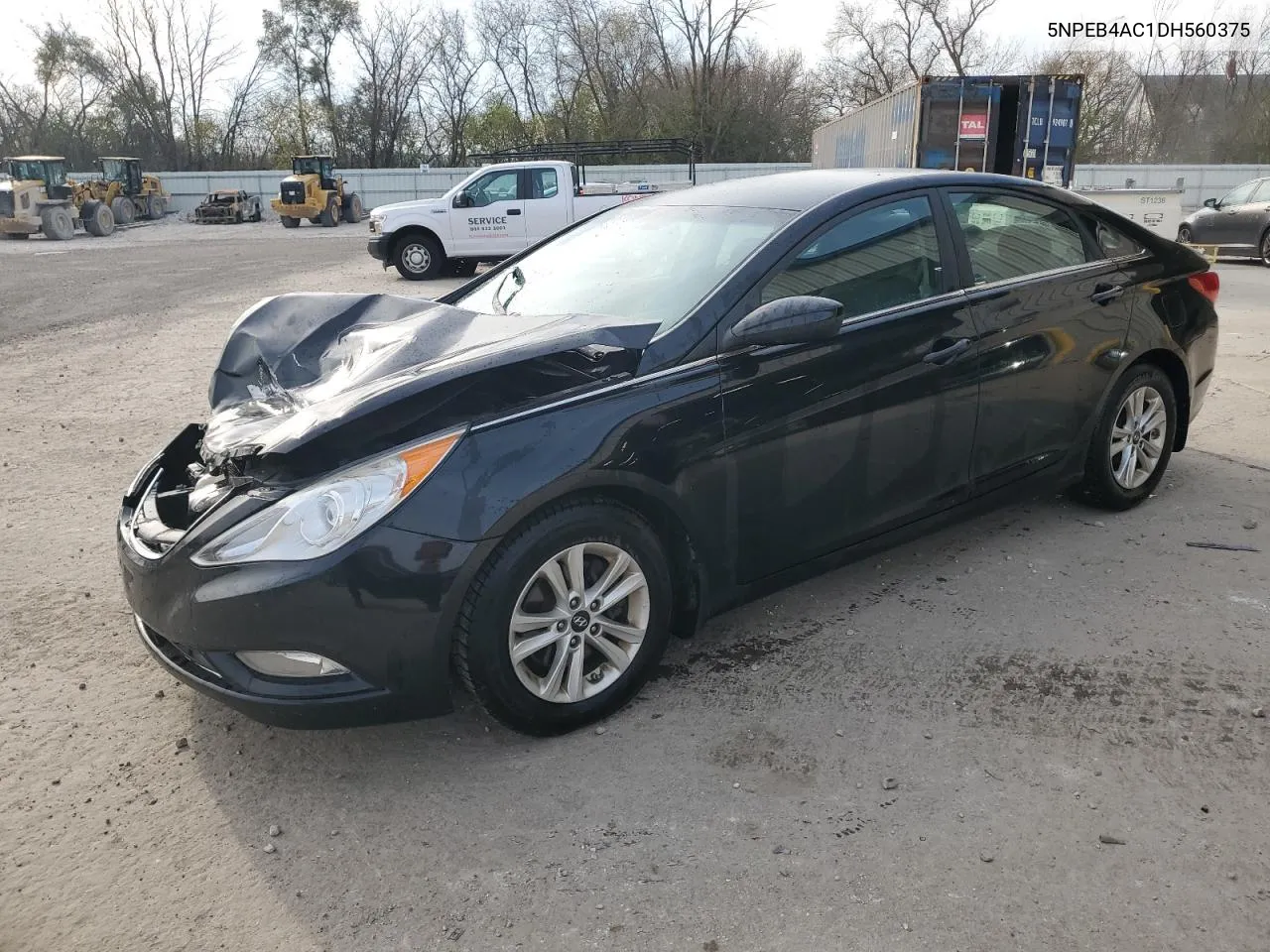 2013 Hyundai Sonata Gls VIN: 5NPEB4AC1DH560375 Lot: 78395854