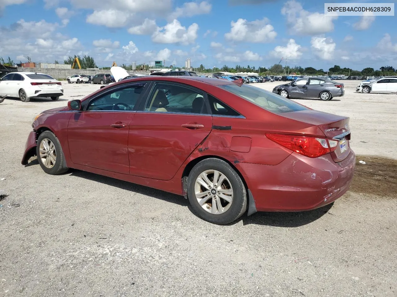 2013 Hyundai Sonata Gls VIN: 5NPEB4AC0DH628309 Lot: 78544284