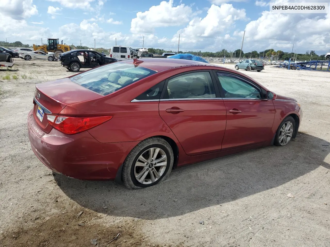 2013 Hyundai Sonata Gls VIN: 5NPEB4AC0DH628309 Lot: 78544284