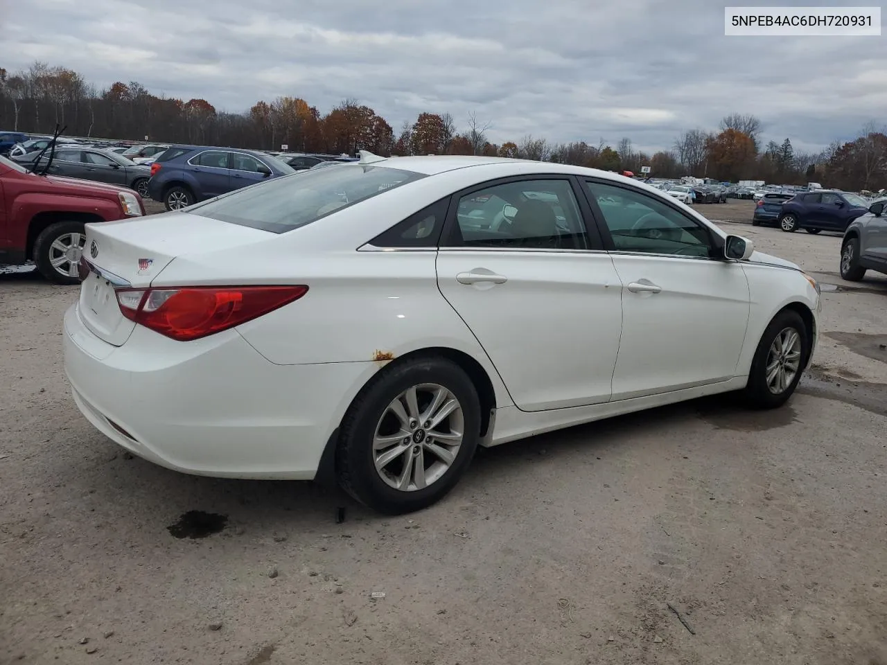 2013 Hyundai Sonata Gls VIN: 5NPEB4AC6DH720931 Lot: 78588084