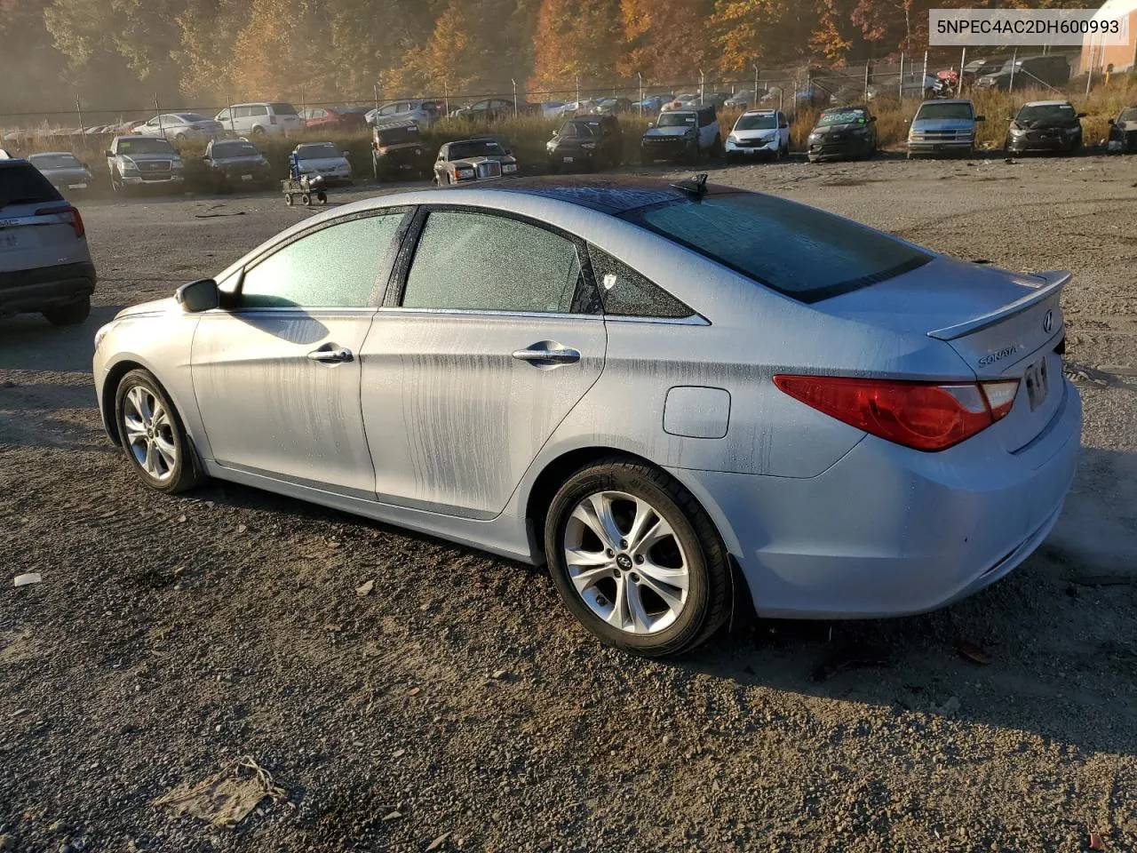 2013 Hyundai Sonata Se VIN: 5NPEC4AC2DH600993 Lot: 78730474