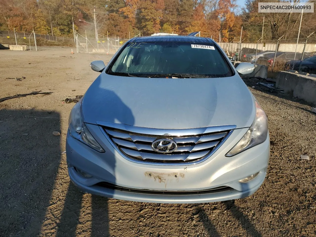 2013 Hyundai Sonata Se VIN: 5NPEC4AC2DH600993 Lot: 78730474