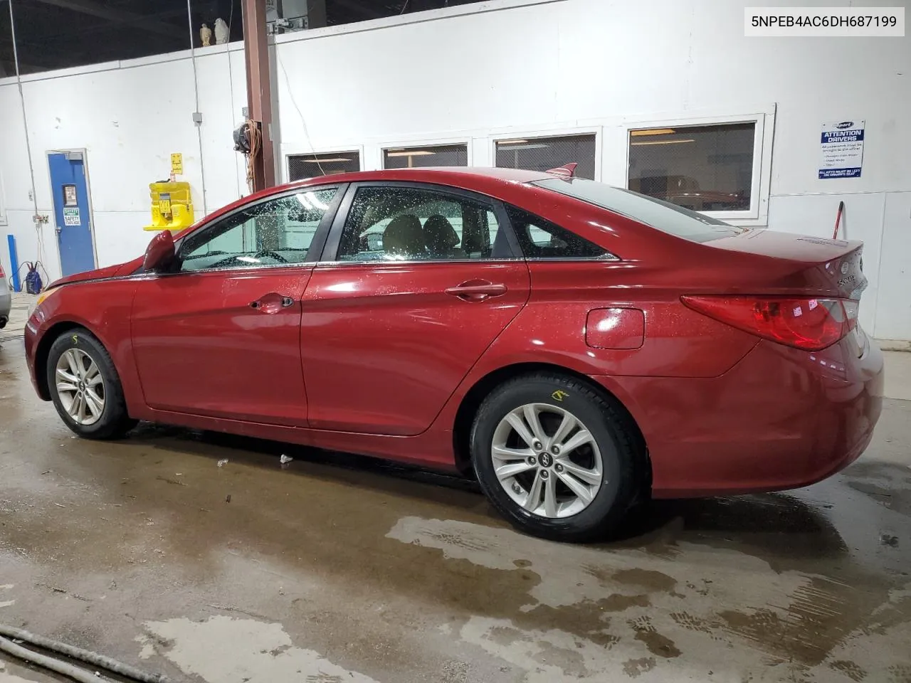 2013 Hyundai Sonata Gls VIN: 5NPEB4AC6DH687199 Lot: 78818304