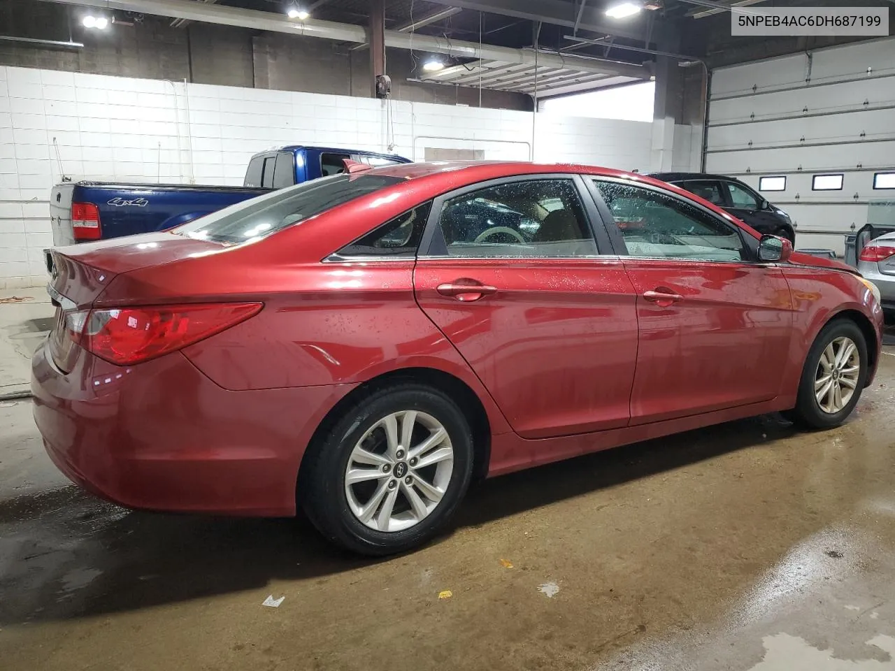 2013 Hyundai Sonata Gls VIN: 5NPEB4AC6DH687199 Lot: 78818304