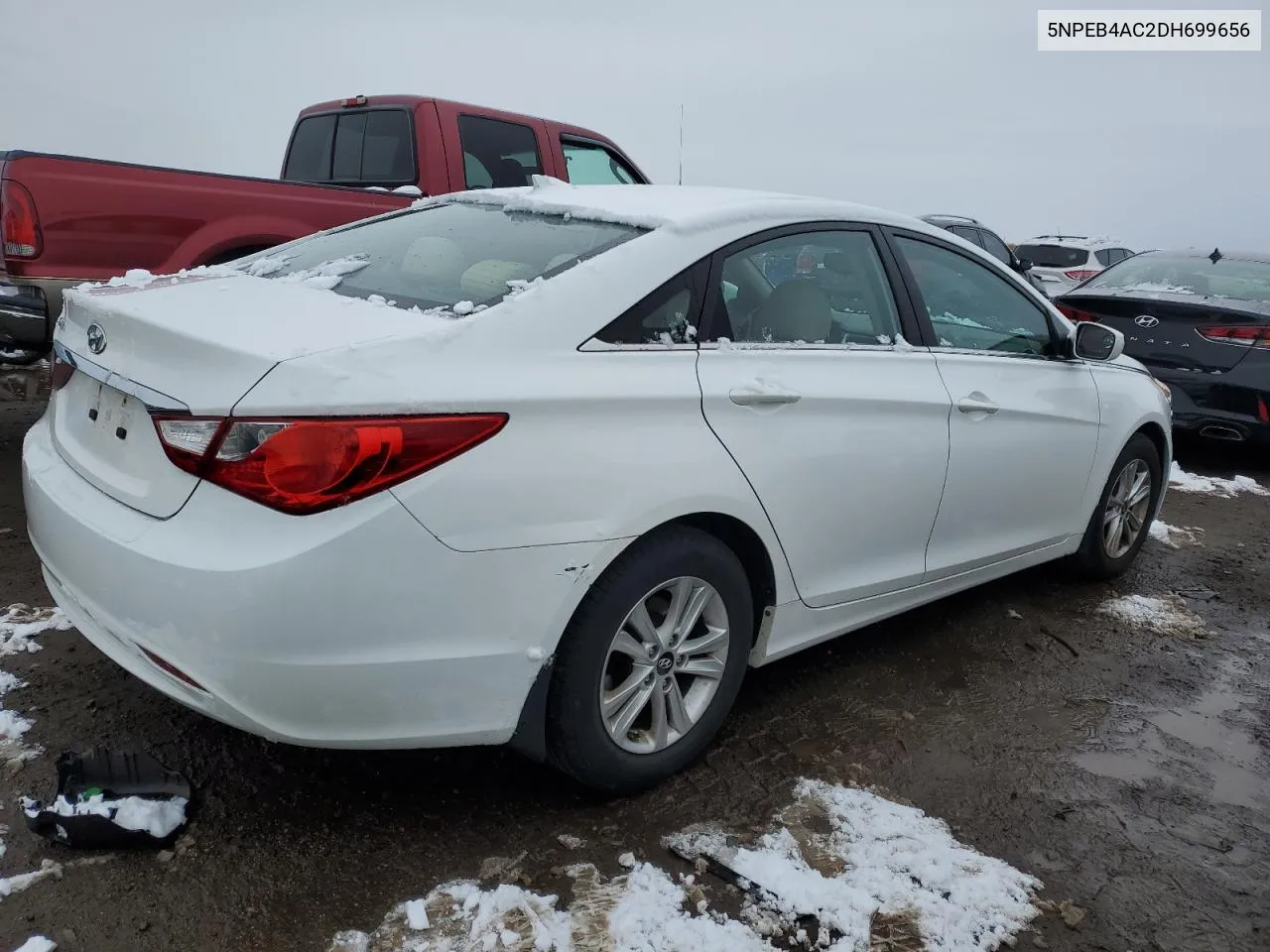 2013 Hyundai Sonata Gls VIN: 5NPEB4AC2DH699656 Lot: 78856534