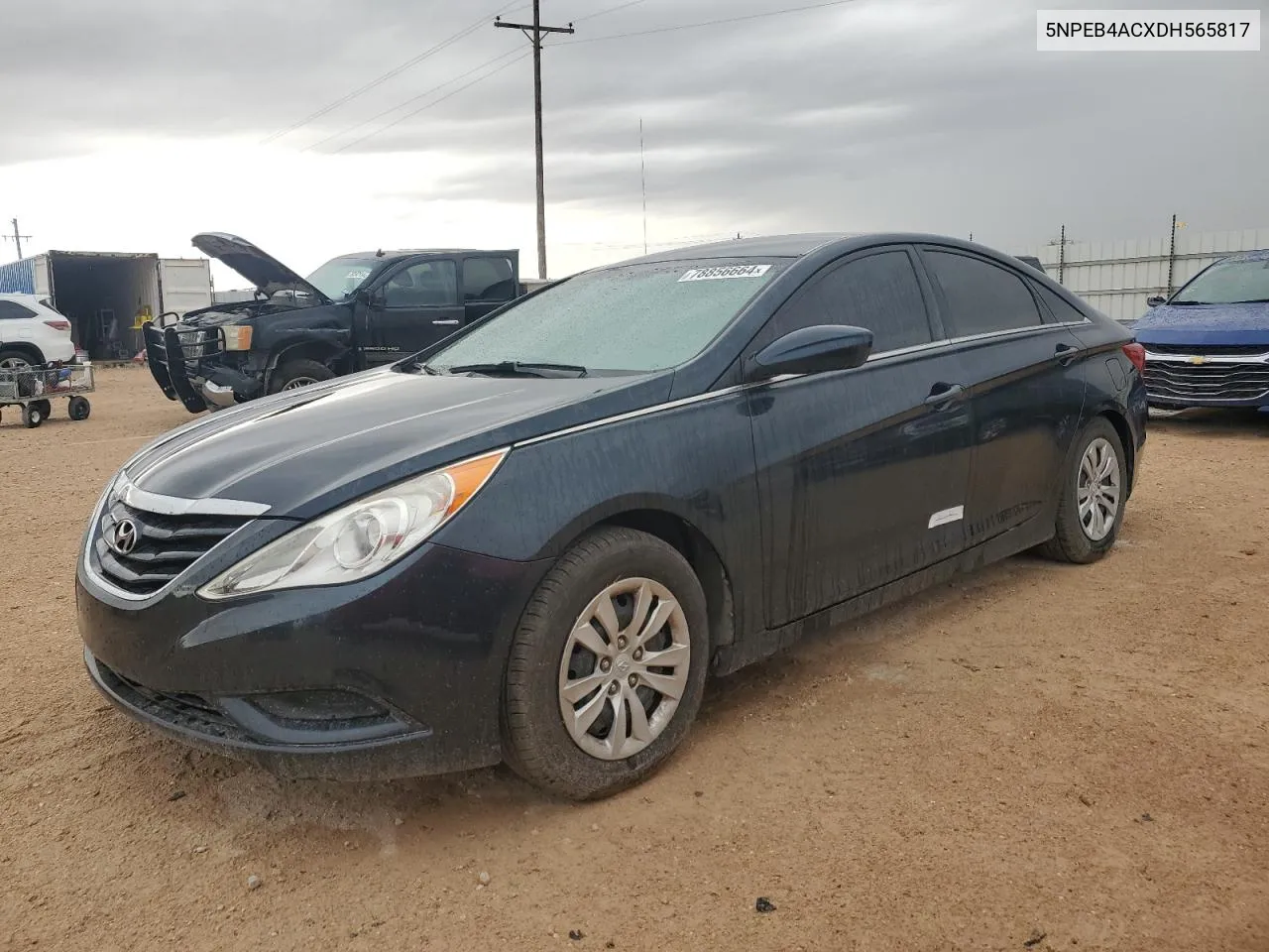 2013 Hyundai Sonata Gls VIN: 5NPEB4ACXDH565817 Lot: 78856664