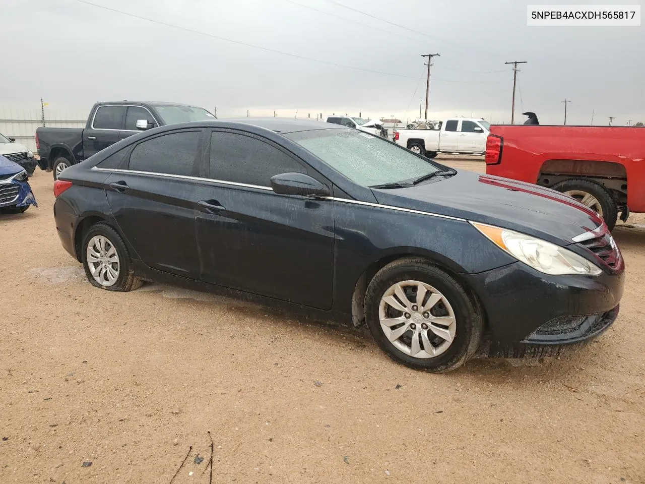 2013 Hyundai Sonata Gls VIN: 5NPEB4ACXDH565817 Lot: 78856664