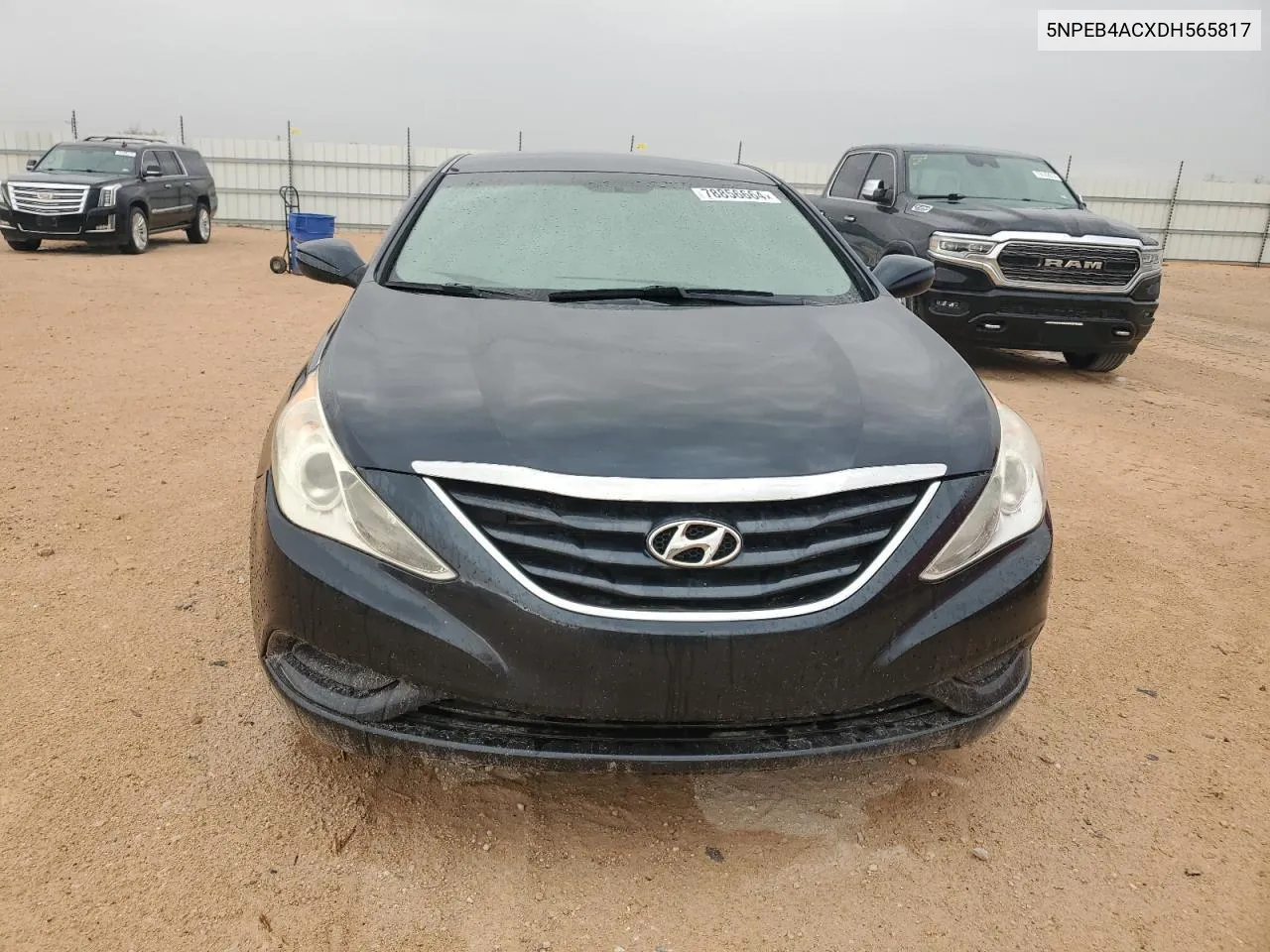 2013 Hyundai Sonata Gls VIN: 5NPEB4ACXDH565817 Lot: 78856664