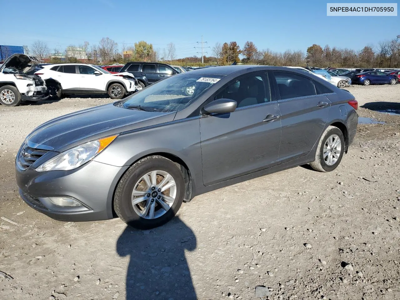 2013 Hyundai Sonata Gls VIN: 5NPEB4AC1DH705950 Lot: 79183764