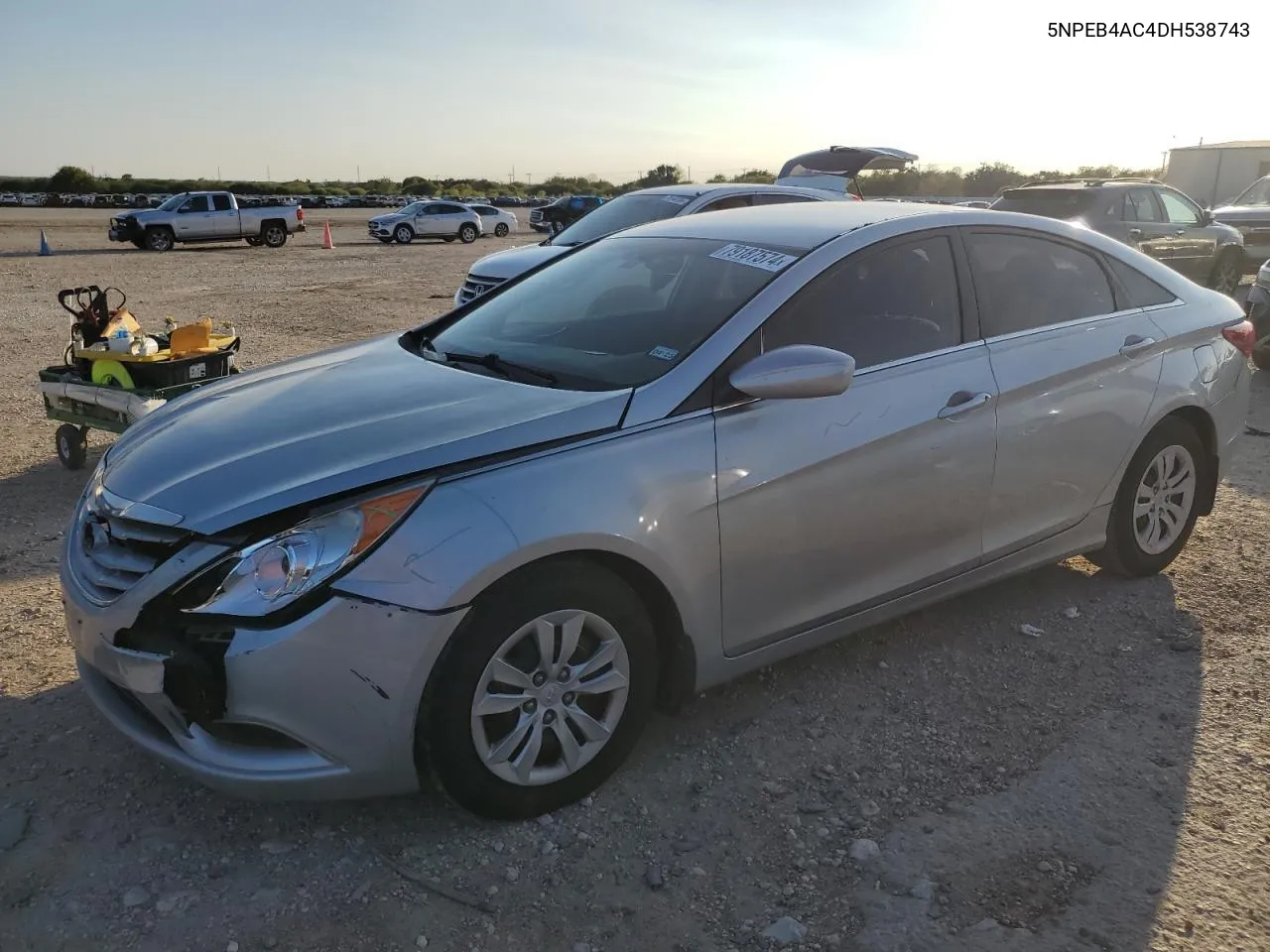 2013 Hyundai Sonata Gls VIN: 5NPEB4AC4DH538743 Lot: 79187574