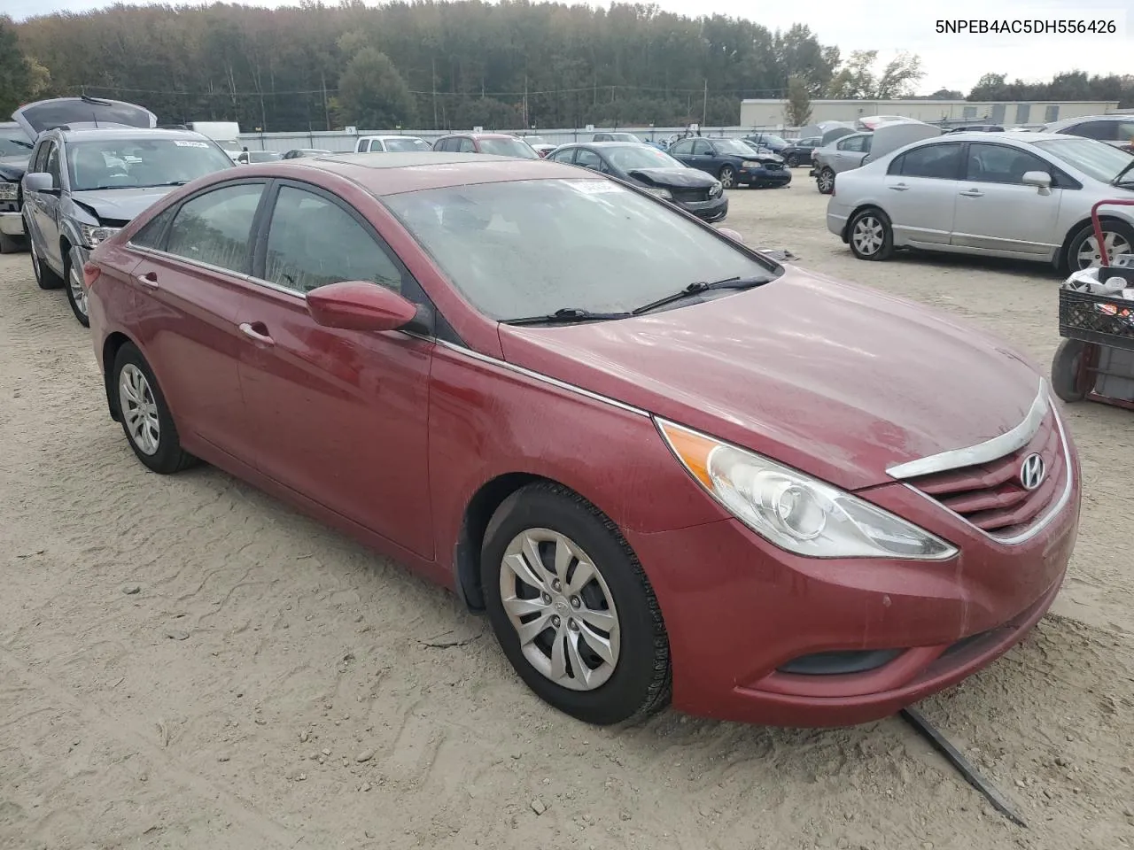 2013 Hyundai Sonata Gls VIN: 5NPEB4AC5DH556426 Lot: 79424394