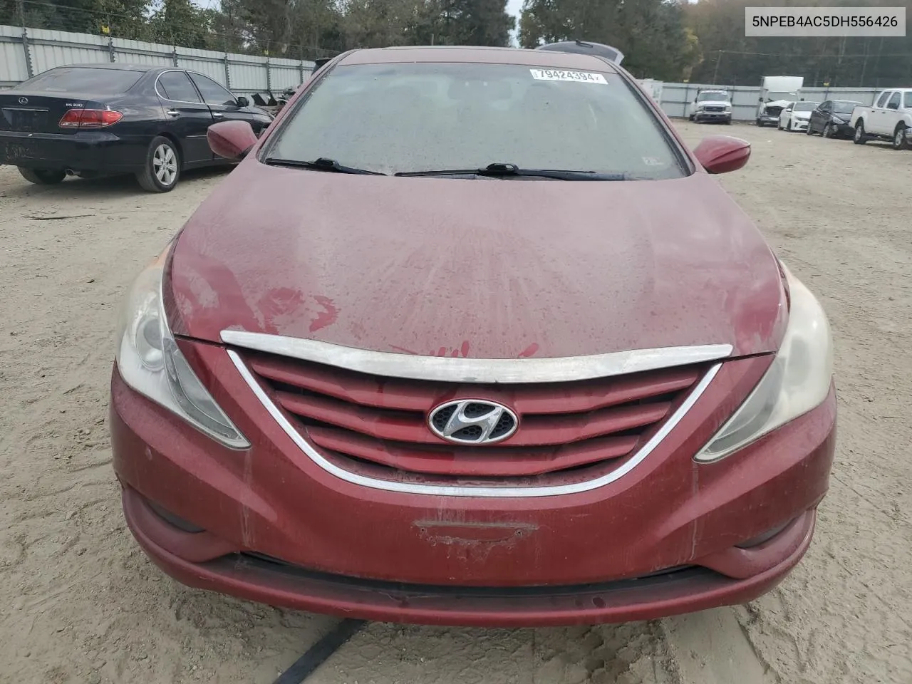 2013 Hyundai Sonata Gls VIN: 5NPEB4AC5DH556426 Lot: 79424394