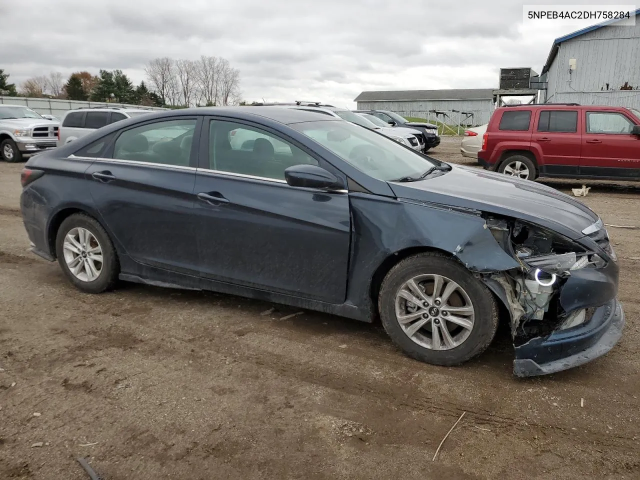 2013 Hyundai Sonata Gls VIN: 5NPEB4AC2DH758284 Lot: 79435384