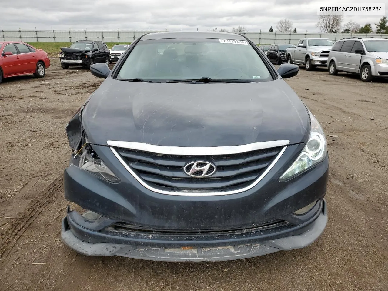 2013 Hyundai Sonata Gls VIN: 5NPEB4AC2DH758284 Lot: 79435384