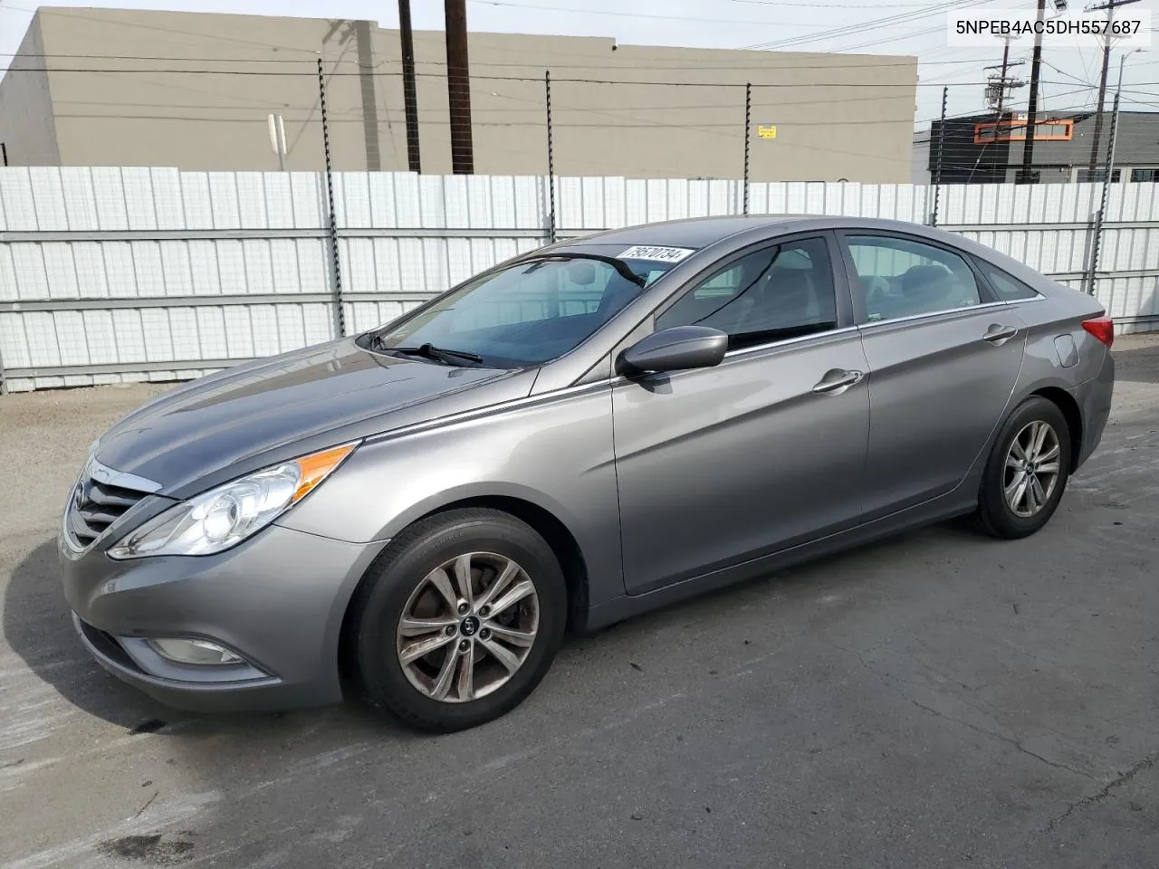 2013 Hyundai Sonata Gls VIN: 5NPEB4AC5DH557687 Lot: 79570734