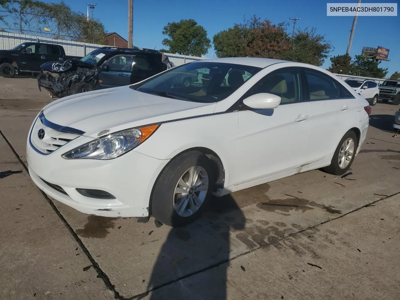 2013 Hyundai Sonata Gls VIN: 5NPEB4AC3DH801790 Lot: 79764194