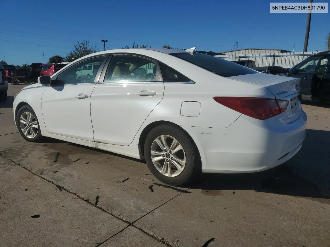 2013 Hyundai Sonata Gls VIN: 5NPEB4AC3DH801790 Lot: 79764194