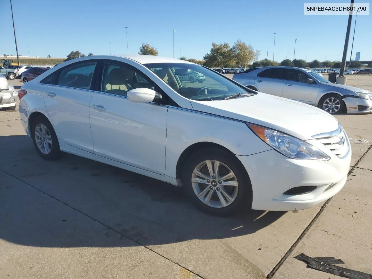 2013 Hyundai Sonata Gls VIN: 5NPEB4AC3DH801790 Lot: 79764194