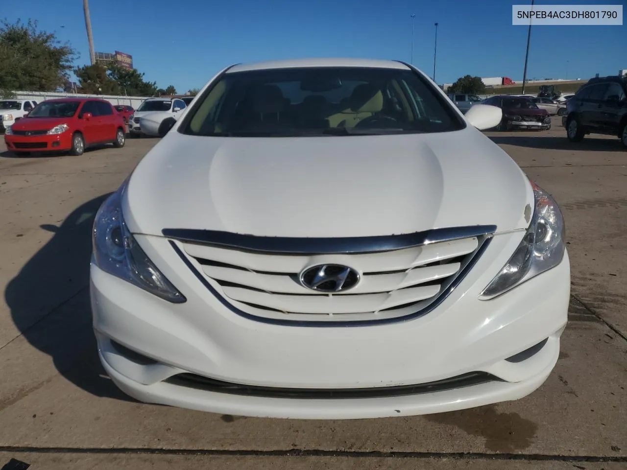 2013 Hyundai Sonata Gls VIN: 5NPEB4AC3DH801790 Lot: 79764194