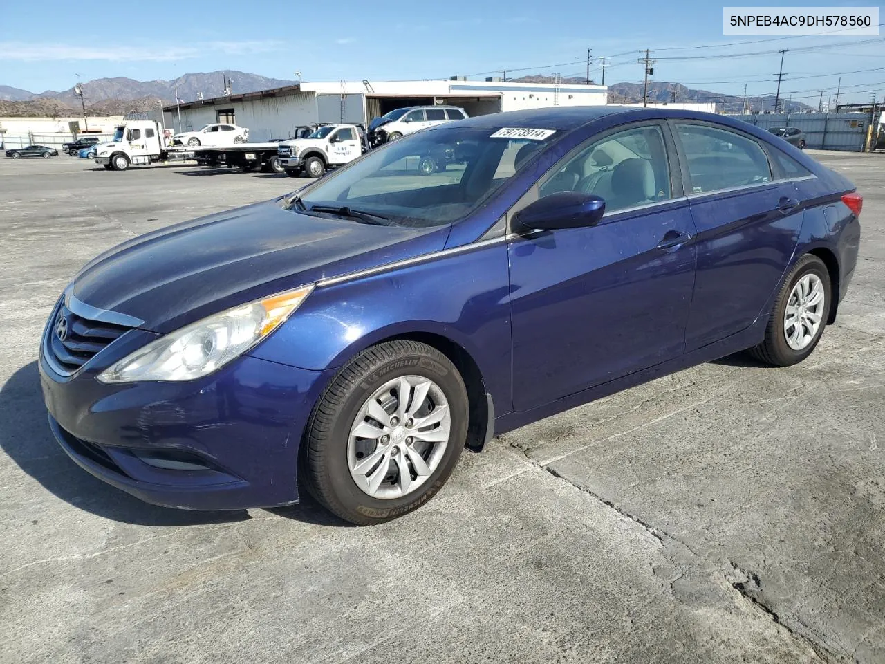 2013 Hyundai Sonata Gls VIN: 5NPEB4AC9DH578560 Lot: 79773914