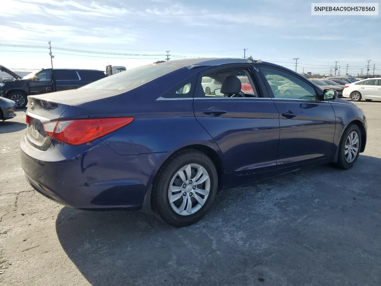 2013 Hyundai Sonata Gls VIN: 5NPEB4AC9DH578560 Lot: 79773914