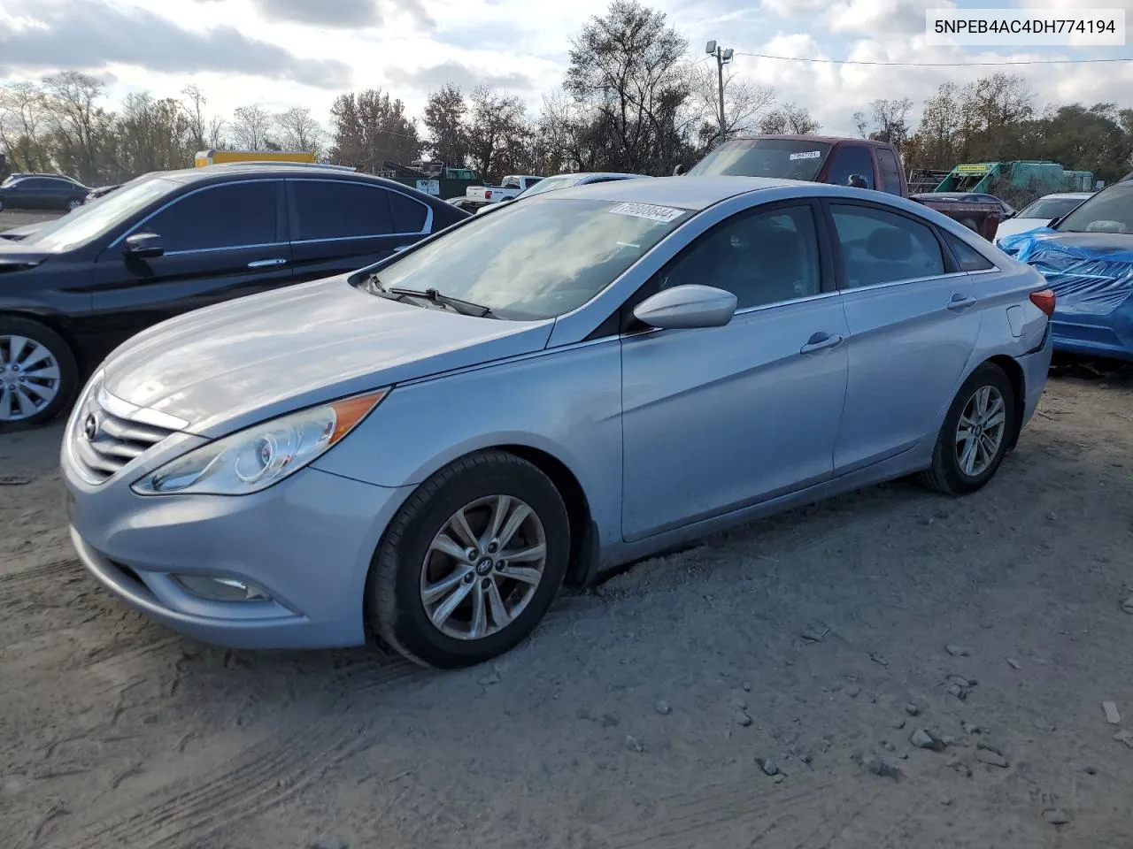 2013 Hyundai Sonata Gls VIN: 5NPEB4AC4DH774194 Lot: 79808644