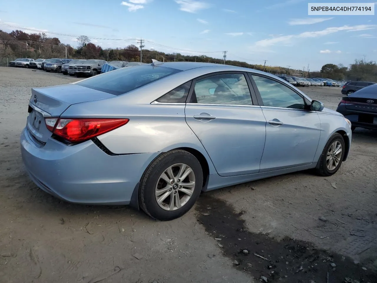 2013 Hyundai Sonata Gls VIN: 5NPEB4AC4DH774194 Lot: 79808644