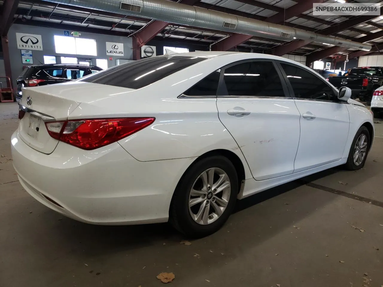 2013 Hyundai Sonata Gls VIN: 5NPEB4ACXDH699386 Lot: 79899814