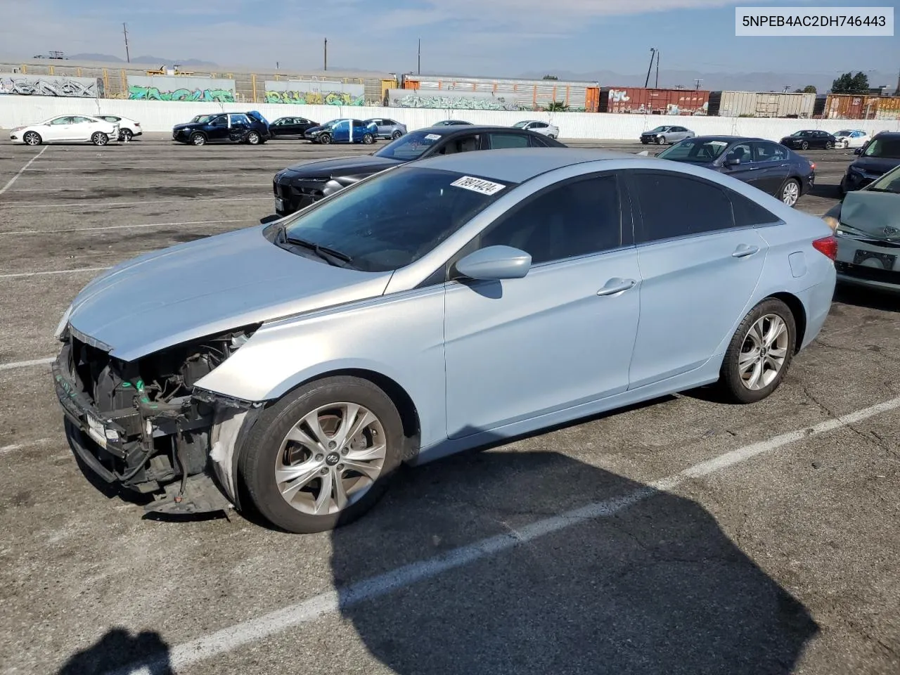 2013 Hyundai Sonata Gls VIN: 5NPEB4AC2DH746443 Lot: 79974424