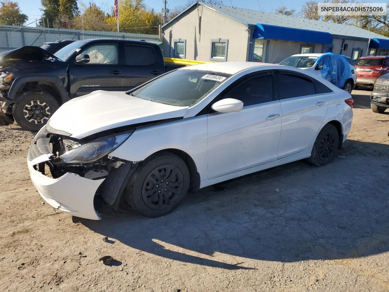 2013 Hyundai Sonata Gls VIN: 5NPEB4AC6DH575096 Lot: 80338434