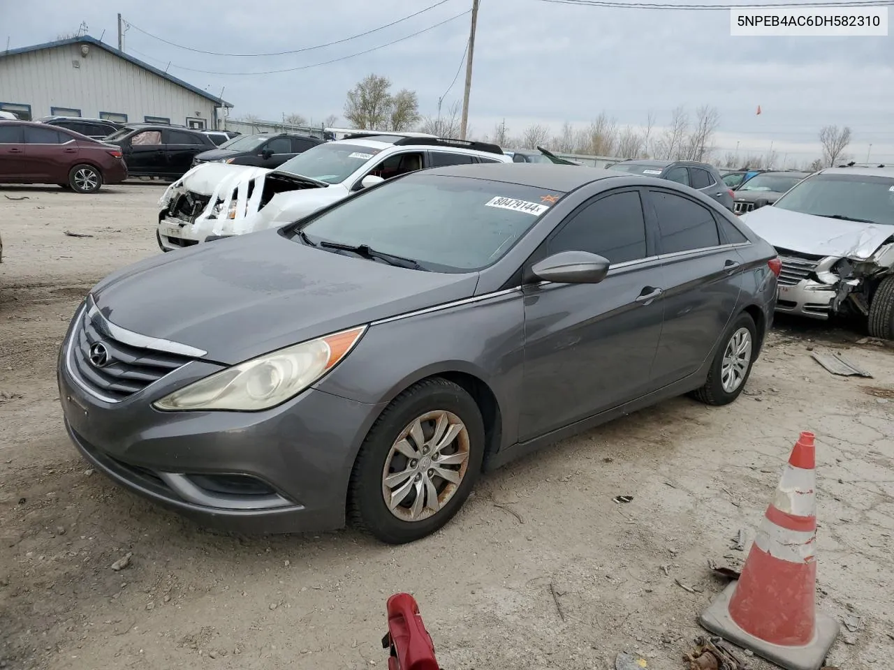 2013 Hyundai Sonata Gls VIN: 5NPEB4AC6DH582310 Lot: 80479144