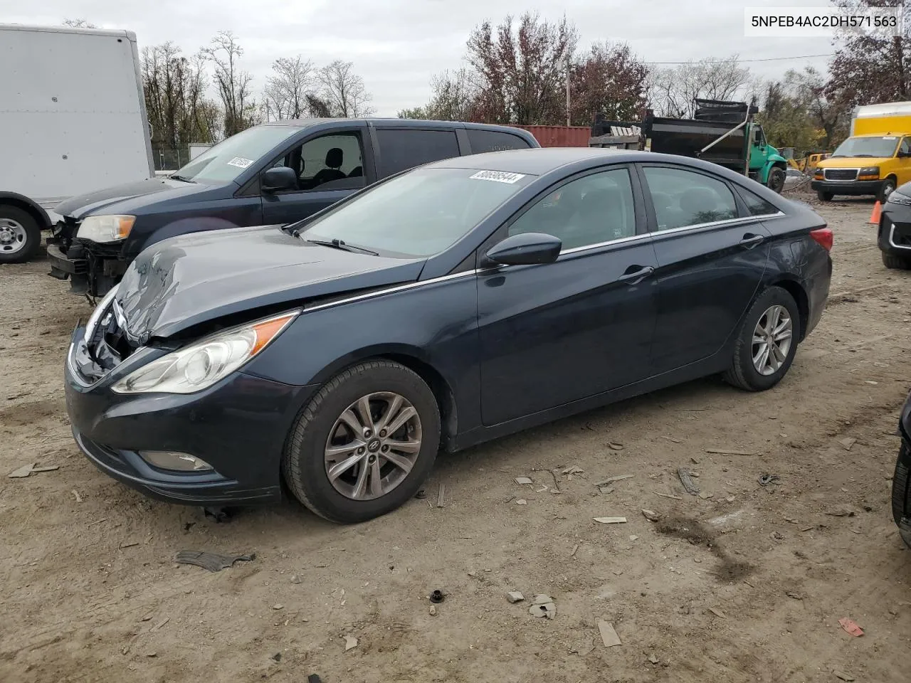 2013 Hyundai Sonata Gls VIN: 5NPEB4AC2DH571563 Lot: 80698544