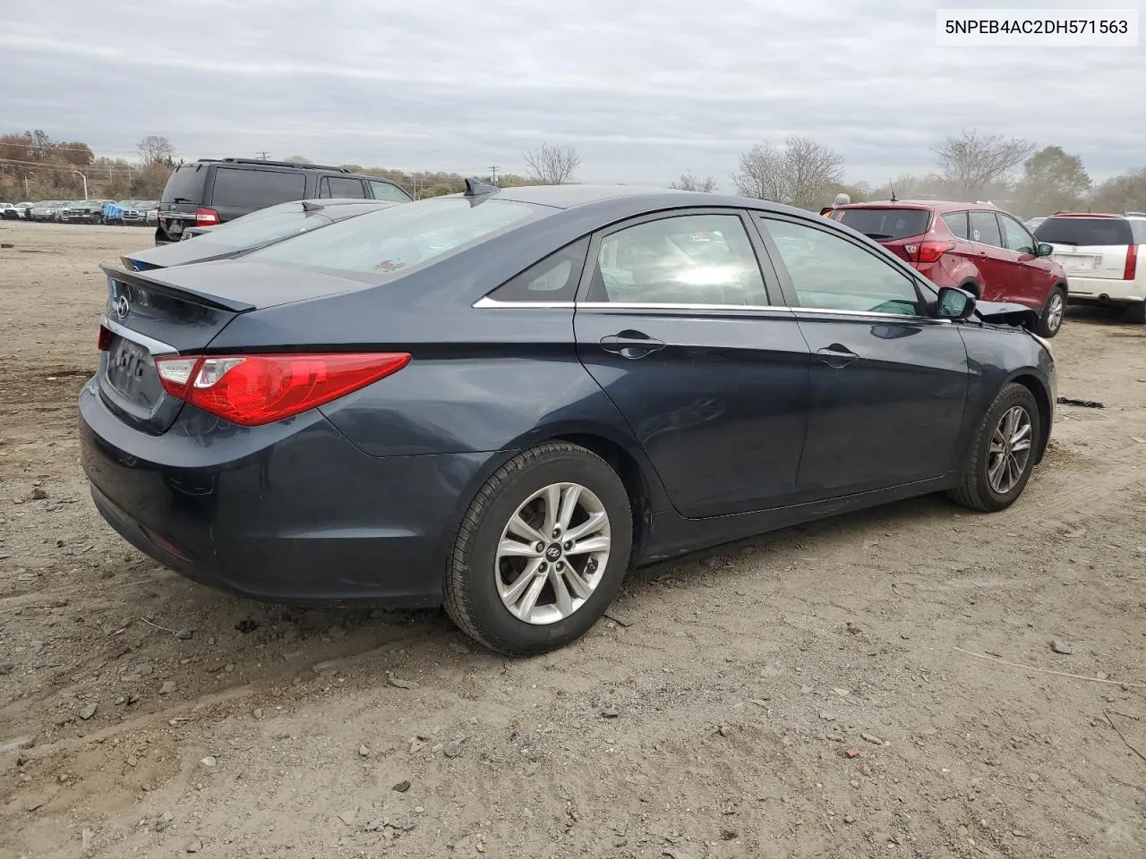 2013 Hyundai Sonata Gls VIN: 5NPEB4AC2DH571563 Lot: 80698544