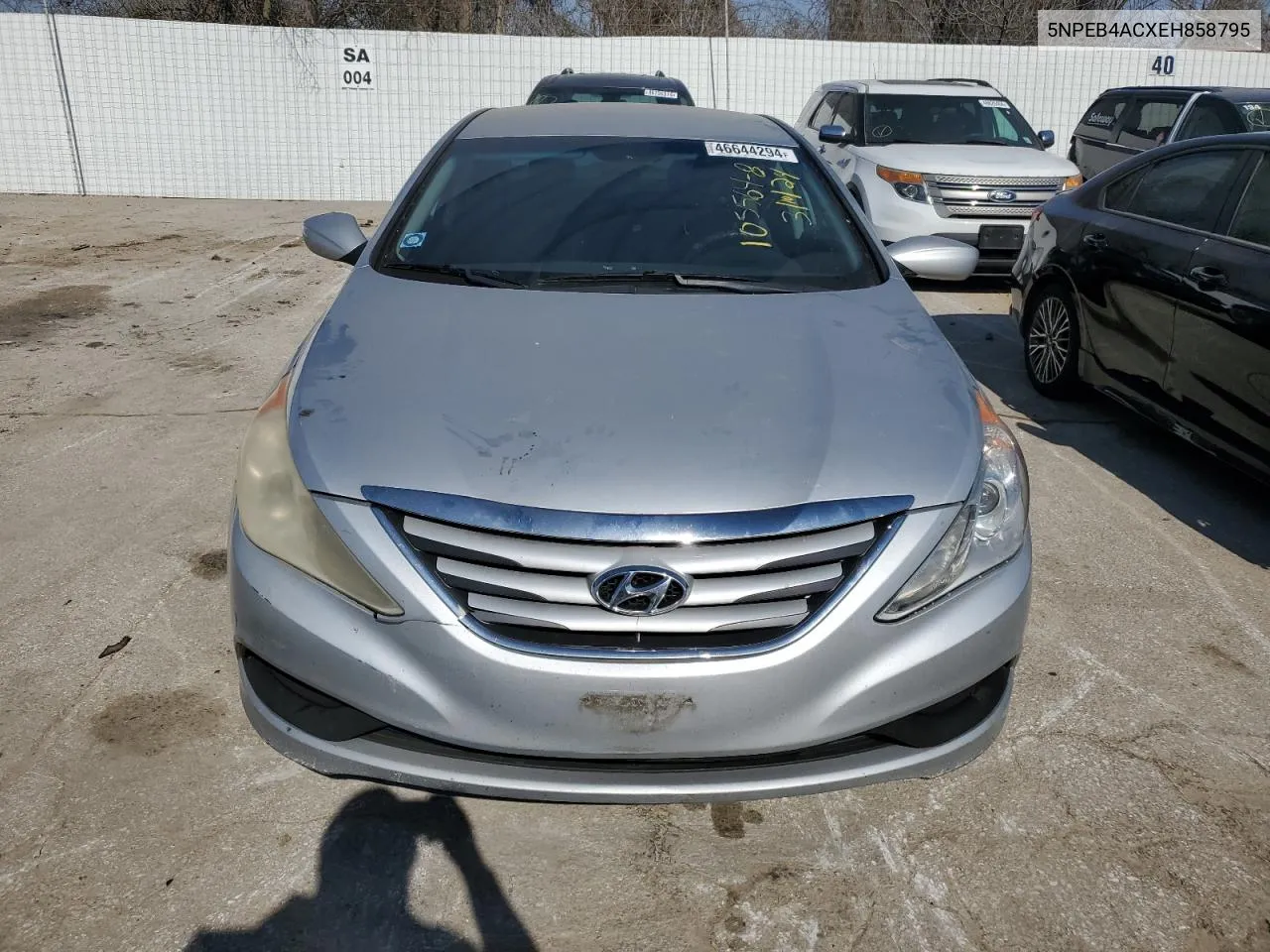 5NPEB4ACXEH858795 2014 Hyundai Sonata Gls