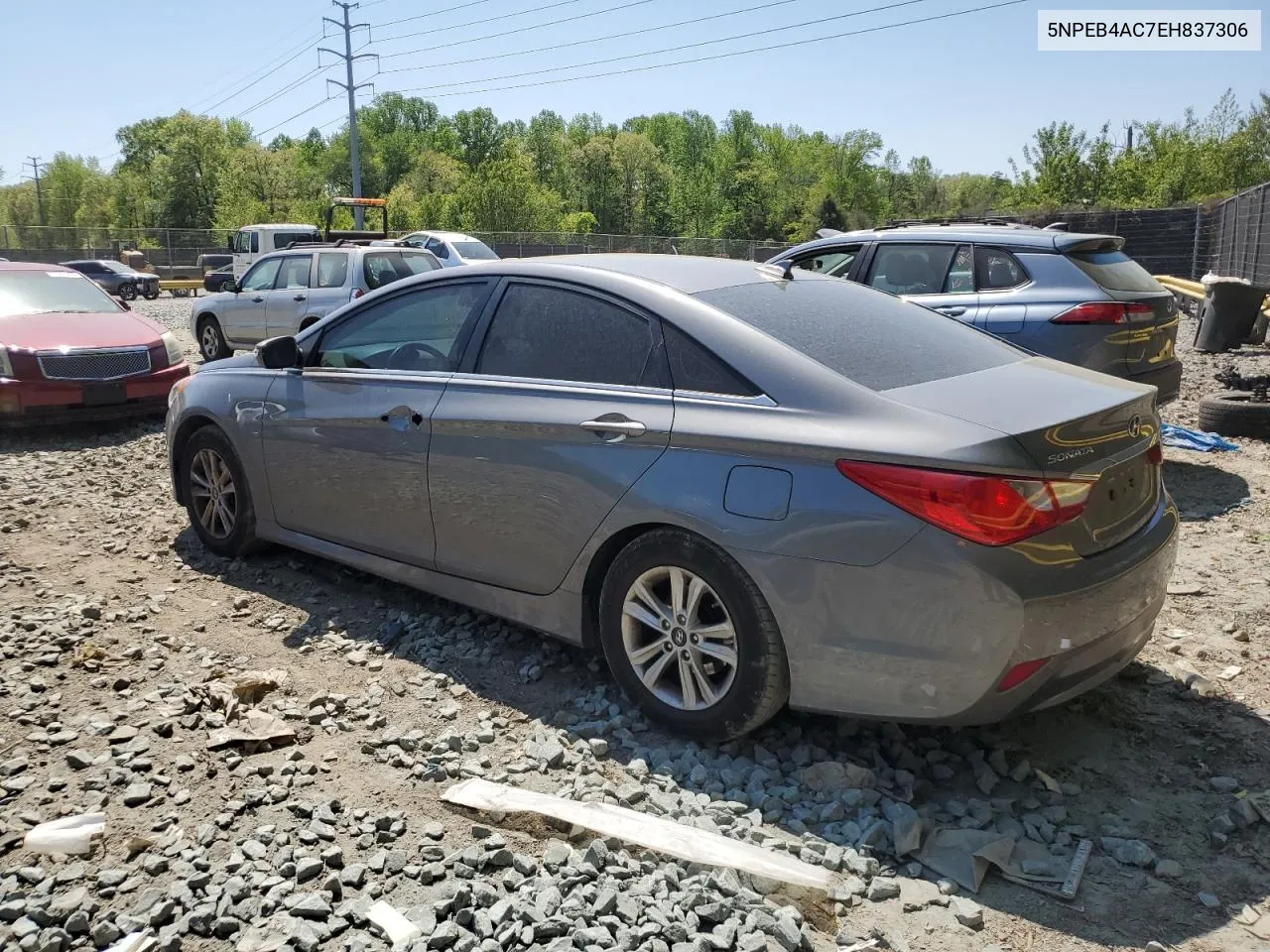 2014 Hyundai Sonata Gls VIN: 5NPEB4AC7EH837306 Lot: 52288984